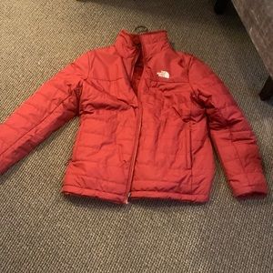 The North face Women’s Mossbud Insulated Reversible jacket.